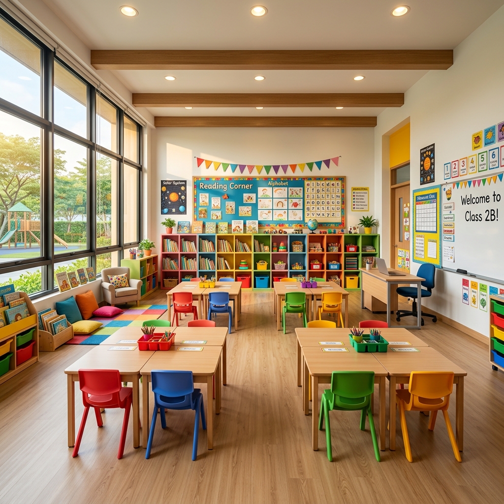 Modern School Campus